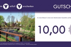 bvv-Geschenkgutschein - Wert 10,00 EUR