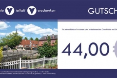 bvv-Geschenkgutschein - Snderwert 44,00 EUR